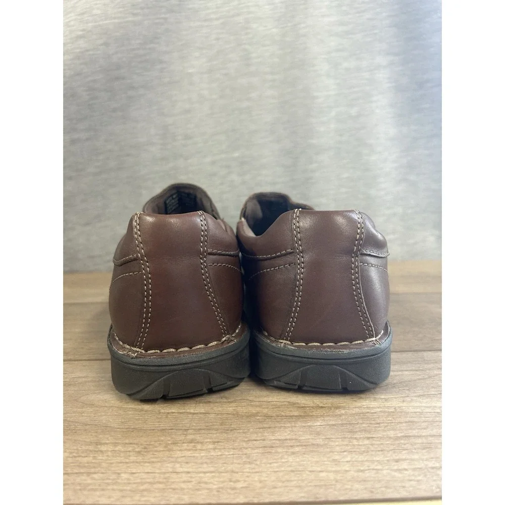 Clarks Men's Escalade Step Brown Leather Loafers Size 12M
